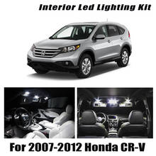 8pcs White LED Interior Light Ceiling Bulbs Kit Fit For Honda CR-V CRV 2007 2008 2009 2010 2011 2012 Map Dome License Lamp 2024 - buy cheap