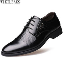 Zapatos de cocodrilo Oxford para hombre, zapatos de vestir de diseñador, formales, de boda, lujosos, color negro, 2021 2024 - compra barato
