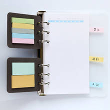 3-Hole Hand Book Loose-leaf Parts Core Only Memo Pad Sticky Paper Stationery Planner Stickers Notepads School Supplies 170 Pages 2024 - buy cheap