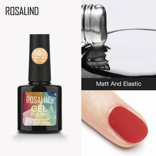 Гель-лак ROSALIND, резиновое матовое верхнее покрытие для ногтей, верхнее покрытие, все для маникюра, основа для ногтей, Праймер, 10 мл, гель-лаки для дизайна ногтей 2024 - купить недорого