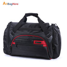 Hot Oxford Waterproof Men Gym Bags Training Fitness Luggage Travel Bag Women Sports Shoes Pocket Lagre Capacity Shoulder Handbag 2024 - buy cheap