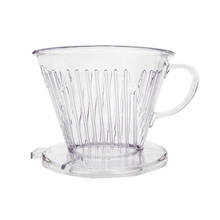 Filtro de café en forma de cono, taza de filtro de cafetera, gotero práctico para servir tazas 2024 - compra barato