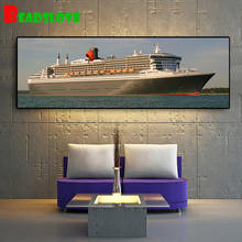 Full 5D Diamond Painting Sea Ship Cruise liner 3D Diamond Painting Round Rhinestones Diamond Painting Embroidery Landscape Icon 2024 - buy cheap