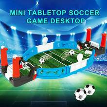 Mini Table Top Football Field with Balls Home Match Toy for Kids Competitive Football Toy Double Battle Puzzle Board Game 2024 - buy cheap