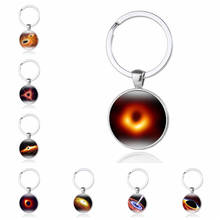 Solar System Planet Keychain Galaxy Key Ring Moon Earth Sun Mars Art Picture Dome Glass Ball Keychain Accessory 2024 - buy cheap