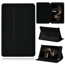 Tablet Case for Asus ZenPad 7.0" 8.0" 10"/3S 10 Z500M 9.7"/S Z580 Folding Pure Black PU Leather Tablet Cover Case+Free Stylus 2024 - buy cheap