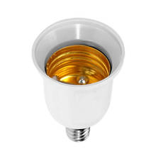 Adaptador de luz led e12 para e27, conversor à prova de fogo base de lâmpada led suporte de conversão soquete adaptador acessórios de luz