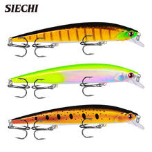 SIECHI-Señuelos de Pesca Minnow, cebo duro de 14cm-18,5 ", 10 colores, 6 # BKB, 3 unidades 2024 - compra barato