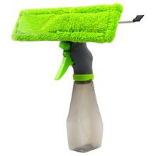 Car Wiper, 3 in 1 Double-Sided Water Spray Glass Cleaner Car Wash Wiper, Window Cleaner Spray Bottle Wiper Squeegee Microfibre C 2024 - buy cheap