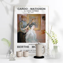 Berthe Morisot Cardo-Matignon Art Poster, Morisot Housemaid Heip The Lady'S Fix Hair Art Prints, French Vintage Home Wall Decor 2024 - buy cheap