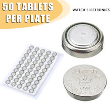 50pcs Button Coin Cell Battery For Watch Electronic Scale AG10 LR54 LR1130 390 189 389A 389 1.5V Alkaline Manganese Battery 2024 - buy cheap