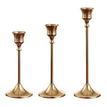 Gold Metal Candle Stand, Romatic Wedding Candle Holders for Taper Candles, 2024 - buy cheap