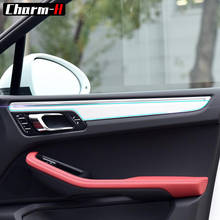 Transparent Car Styling Center Console Dashboard Interior Trim Protection TPU Protector Sticker for Porsche Macan 2015 95B 2024 - buy cheap