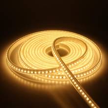 AC220V Dimming Leadless LED strip light 240V SMD 2835 120Leds/M Warm Neutral Cool White Flexible LED strips Brighter Rope Light 2024 - buy cheap