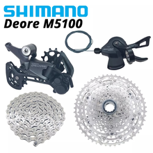 Shimano deore-kit de marchas e cassete hg 601 para bicicleta mountain bike, dearilleur, m5100, slx, m7000, 1x11 velocidades, 11v, 11 s, 42t, 51t 2024 - compre barato
