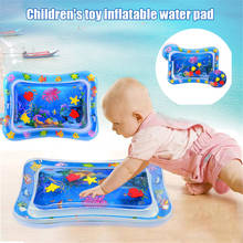 Esteira de água do bebê brinquedo infantil inflável jogar esteira para 3 6 9 meses menino menina pvc tapete de água almofada nsv775 2024 - compre barato