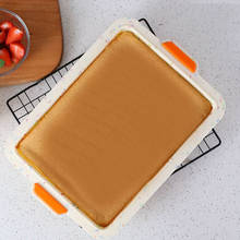 Square Shape Silicone Cake Mold FDA Free Rectangular Silicone Bread Pan Toast Bread Mold Cake Tray Mould Non-stick Baking Tools 2024 - buy cheap