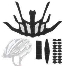 Универсальная подкладка для шлема в форме летучей мыши, защитная губка, Набор сменных прокладок для мотоцикла и велосипеда с сеткой от насекомых 2024 - купить недорого