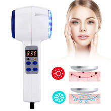 Hot Cold Hammer Face Care Device Cryotherapy Blue Photon Acne Treatment Skin Beauty Massager Lifting Rejuvenation Facial Machine 2024 - buy cheap