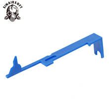 Placa de retrovisor azul reforçada, para aeg airsoft ver.7 m14, caixa de equipamento para paintball e caça, acessórios de tiro 2024 - compre barato