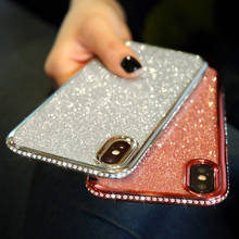 Rhinestone Bling Glitter i Phone Case For iPhone 13 12 mini 11 Pro XS Max X XR 6 6s 7 8 Plus SE 2020 Diamond Silicone Cover etui 2024 - buy cheap