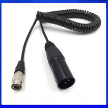 XLR 4PIN to Hirose 4-pin plug connector for Sound Devices 688/664/ ZOOM F8 power line 2024 - buy cheap