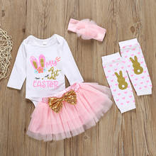 Newborn Baby Girl Easter Clothes Set  Infant Romper Tutu Dress Newborn Baby Girl Clothes Set Baby Easter Costumes Clothing 2024 - buy cheap