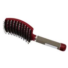 Women Men Hair Scalp Massage Comb Bristle & Nylon Hairbrush Wet Curly Detangle Hair Brush for Salon Hairdressing Styling Tools 2024 - buy cheap