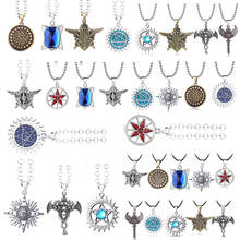 Hot Anime Black Butler Necklace Ciel Demon Eye Pentagram Pendant Cosplay Jewelry Accessories Chain Necklaces Drop-shipping Mens 2024 - buy cheap
