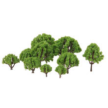 10pc Multi Scale Trees Model Train War Game Diorama Scenery Layout HO OO N Z 2024 - buy cheap