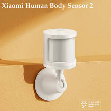 В наличии датчик человеческого тела Xiaomi 2 с держателем движение тела монитор интеллигентая (ый) связь работать с приложение для умного дома 2024 - купить недорого