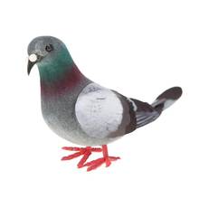 Simulação de espuma pombo modelo falso artificial imitação pássaro jardim ornamento casa ao ar livre decoração em miniatura 2024 - compre barato