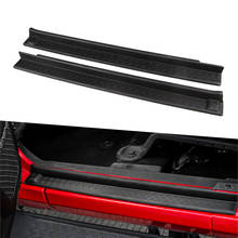 Tiras protectoras de entrada para coche, accesorio para el alféizar de la puerta delantera, para Jeep Wrangler JK 2007-2017, 2 puertas, 2 piezas 2024 - compra barato