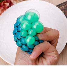 ADHD Fruit Toy Anti Stress Face Reliever Grape Ball Autism Squeeze Relief  Game Y4UD 2024 - buy cheap