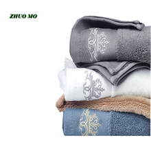 Luxury Embroidery Crown Bath Towel For Adults Shower 80*160 Cm 100% Cotton Super Absorbent Gift Travel Terry Face Towel T2 2024 - buy cheap