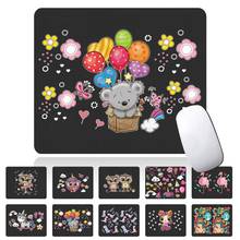 Cute Cartoon Pattern Mouse Pad Waterproof PU Leather Mousepads Desk Mat Office Gaming Mouse Pad for Laptop Computer 2024 - buy cheap