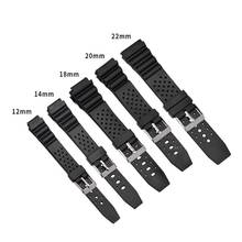 Watchband Wrist Strap Band Soft Slicone Adjustable Diving Bracelet Belt Replacement Sports Watch 12mm 14mm 18mm 20mm 22mm 2024 - buy cheap