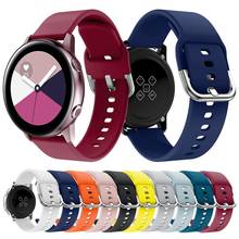 20mm straps for samsung galaxy watch 3 41mm active 2 Gear S2 Sport Wristband bracelets For Xiaomi Huami Amazfit GTS 2 Mini/GTS 2024 - buy cheap