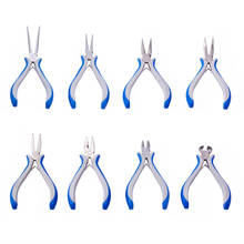 MADALENA SARARA-Alicates de herramientas de joyería DIY, conjunto de 8 unidades, Mini Set con mango blanco y azul 2024 - compra barato