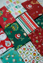 50cm * 160cm / Piece, Christmas Twill Cotton Cloth, Handbag Tablecloth, Curtain Clothing Fabric, DIY Handmade Materials 2024 - buy cheap
