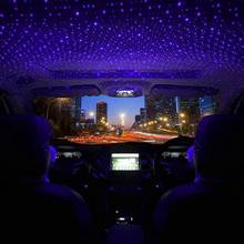 1 pçs usb led telhado atmosfera estrela luz para carros e decoração de casa projetor atmosfera ajustável luz da noite ambiente lampe 2024 - compre barato