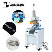 ZONESUN-máquina de estampado de ZS-HTP-C 70x70mm, LOGO de cuero, máquina de prensado en caliente 2024 - compra barato