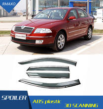 For Skoda Octavia 2007-2013 Window Visor Vent Shades Sun Rain Deflector Guard For Skoda Octavia Auto Accessories 4PCS/SET 2024 - compre barato