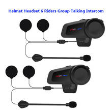 MAXTO M2 Motorcycle Helmet Headset 6 Riders Group Talking Intercom Bluetooth 5.0 FM Radio Compatible with any Bluetooth Headset 2024 - buy cheap
