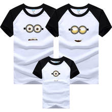 Summer cartoon T-shirt Women Baby  Mother Daughter Clothing Family Matching Outfits Father Son Child Family Look 2024 - buy cheap