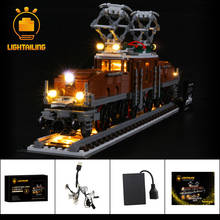 Lightailing led kit de luz para 10277 crocodilo locomotiva, não inuclude o modelo de bloco de construção 2024 - compre barato