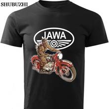 Camiseta retrô para motocicletas masculina, camiseta jawa de algodão shubuzhi para homens, mais nova camiseta com estampa 3d de manga curta 2024 - compre barato