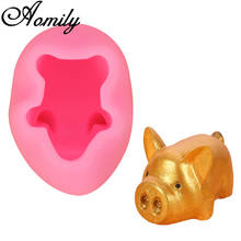 Aomily 3D Pig Silicone Cake Molds Chocolate Mousse Jelly Candy Bakeware Mold DIY Pastry Soap Mould Baking Tool Silicon Moulds 2024 - buy cheap