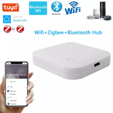 Умный дом Tuya, беспроводной хаб с поддержкой Wi-Fi и ZigBee, дистанционное управление через Zigbee зиг-сетку 2024 - купить недорого