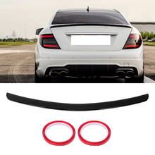For AMG Style Trunk Lid Spoiler Fit for Mercedes-Benz C-Class C204 Coupe 2011-2014 Glossy Black 2024 - buy cheap